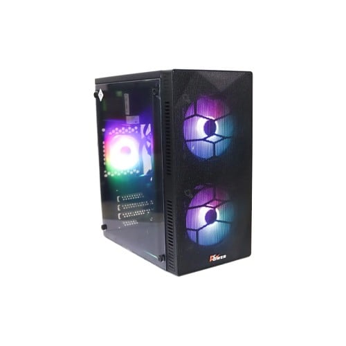 OVO PREMIUM M260A MESH HANDLE BLACK M-ATX COMPUTER CASE WITH POWER SUPPLY